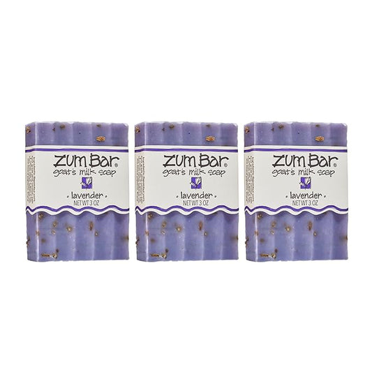Zum Bar Goat's Milk Soap - Lavender - 3 oz - 3 Pack