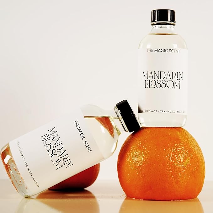 Mandarin Blossom Oils for Diffuser - HVAC, Cold-Air, & Ultrasonic Diffuser Oil Inspired by St. Regis Hotel, Maldives - Essential Oils for Diffusers Aromatherapy - 4 fl oz, 120 mL