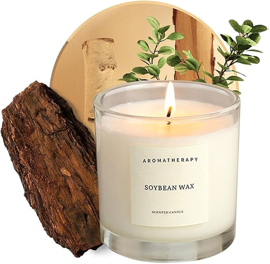 Butterfly Vanilla Candle – Aromatherapy Candle with Rotating Golden Butterfly Spinner, Scented Candle Gift for Relaxation, Home Décor & Special Occasions (Ebony Sandalwood Fragrance, White)