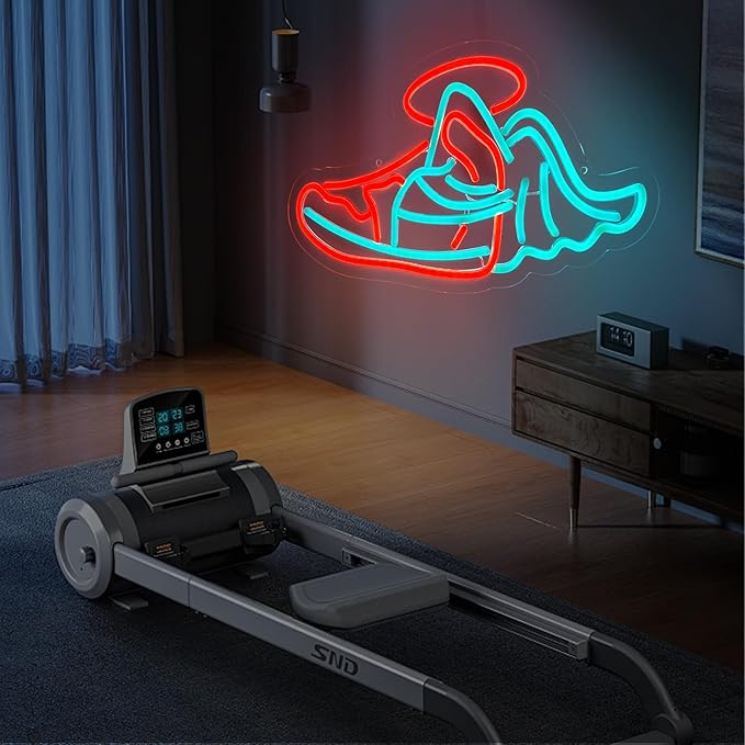 Sports Shoe Neon Sign Sneaker Neon Signs for Wall Decor,Dimmable LED Neon Light Sign for Bedroom Man Cave Wall Art, Boy Birthday Gift, Room Decor