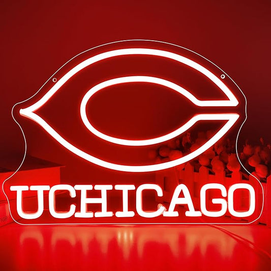 University Neon Signs,College LED Sign,University Basketball Neon Signs,College Name Signs for Man Cave,Room,Dorm Decor for College Students,Sport Fans,Size 16.53 * 11.61in(XD110)