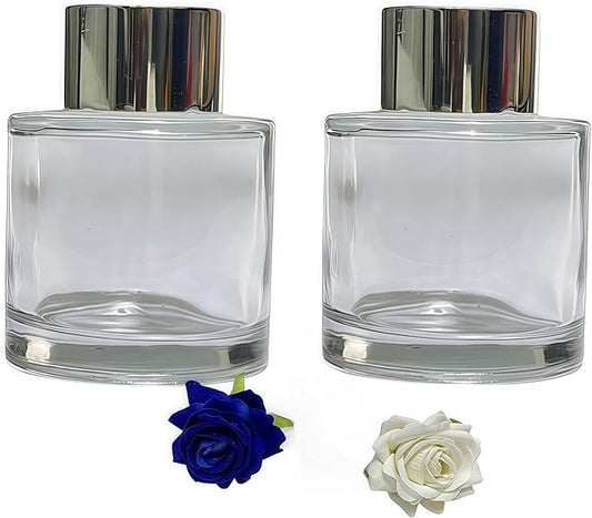 Two Reed Diffuser Bottles Empty，Reed Diffuser Base is A Must-Have for Home Decor and a Great Partner for Diffuser Sticks