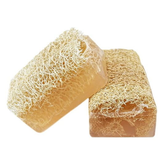 Natural Handmade Soap Bar With Pumpkin Fiber 120 g