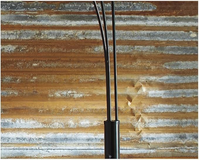 Signature Design by Ashley Sheriel Industrial Metal Arc Lamp with Adjustable Neck, Black
