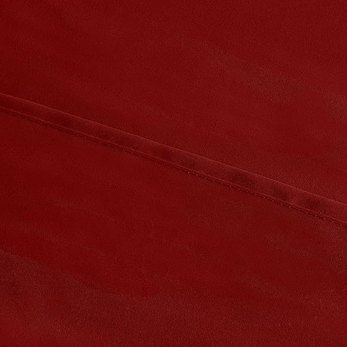 Utopia Bedding Standard Pillow Cases - 2 Pack - Envelope Closure - Soft Brushed Microfiber Fabric - Shrinkage and Fade Resistant Pillow Covers 20 X 26 Inches (Standard, Red)