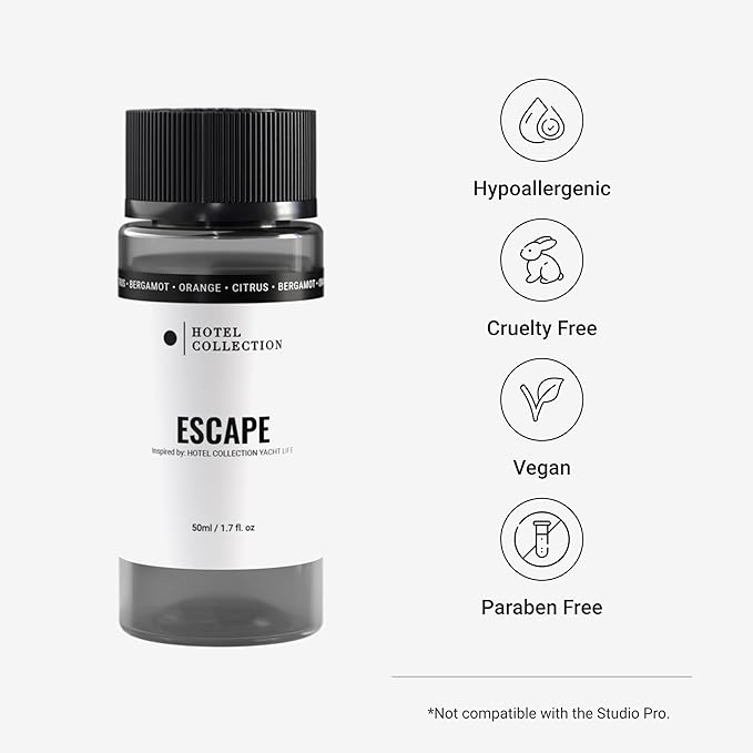 Hotel Collection | Escape Oil Blend | Luxury Hotel Inspired Aromatherapy Scent Diffuser Oil | Citron, Bergamot and Orange 1.7 fl oz 50 mL