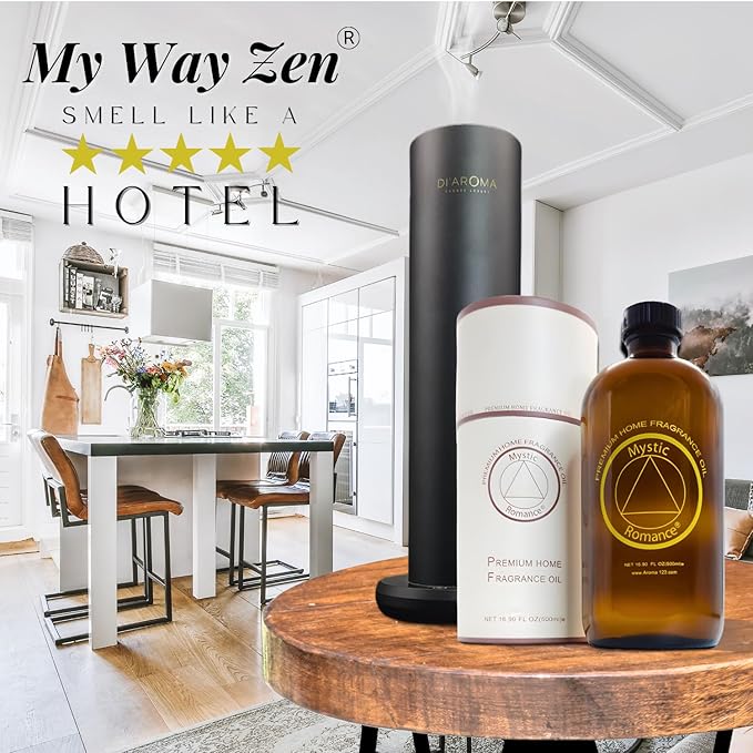 Mystic Romance My Way Zen Premium Home Fragrance Oil - for Aroma Oil Diffusers and Burner Oil Lamps (500ml, My Way Zen)