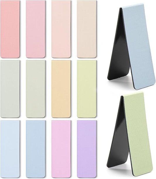 Mr. Pen Magnetic Bookmarks - 12 Pack Pastel Colors, Bookmarks for Women, Men & Kids