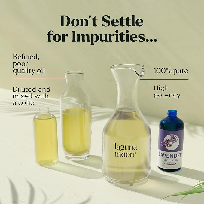 Lavender Essential Oil - Pure Essential Oils for Diffusers, Humidifiers, Aromatherapy, Cars, Yoga, Home Essentials, Office - Relaxing Fragrance Scents for Fresheners and Candle Making (150mL)