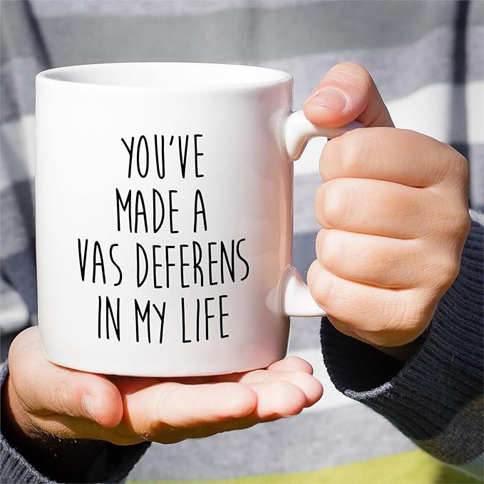 Retreez Funny Urologist Mug - Vas Deferens Pun Mug - 11 Oz Ceramic Coffee Cup - Humorous Appreciation, Thank You Gift for Urology and Vasectomy Doctor, Urology Specialist - Birthday, Graduation Gift