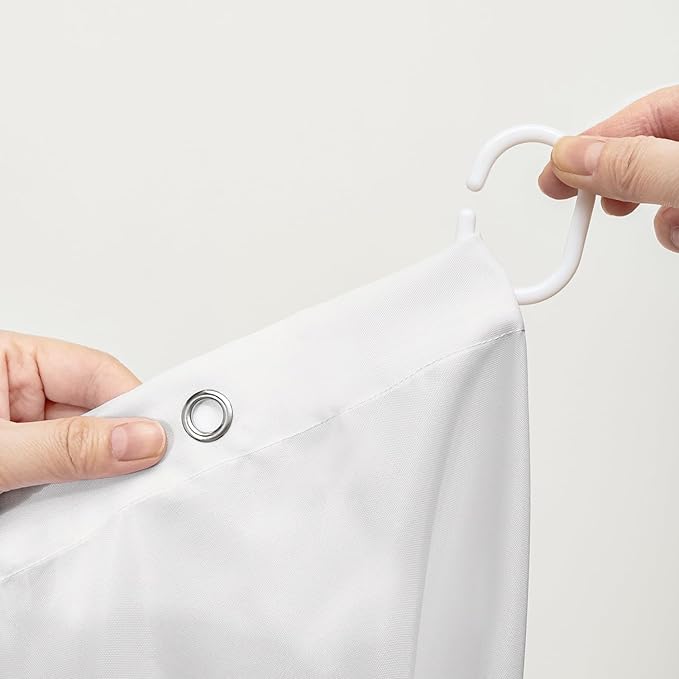 AILONEN 3D Kawaii Cat Shower Curtain, Fuzzy Ball Kitten Shower Curtain for Kids Girls Boys Bathroom Decor,Cute Pet Cat Lover Waterproof Shower Curtains Sets with Hooks,72" W*72" H