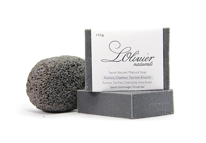 L'OLIVIER NATURALS Bar Soap 2 Pack (Pumice Scrub Bar)