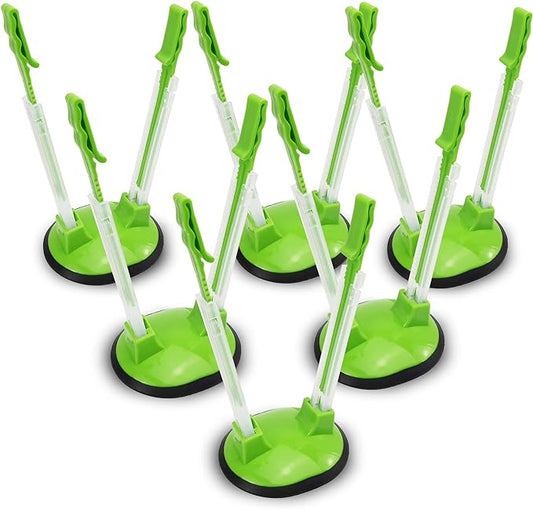 Ruibo Ziplock Bag Holder Stand Adjustable for Plastic Freezer Bags/Hands Free Baggy Rack Gallon Bag Holder Stand,6 Pack/6pcs