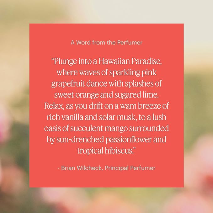 AERA Destinations Hawaii - Essential Oil for Home – Relaxing Vacation Fragrance - Notes of Tropical Fruits and Sugared Limes - Scent Refill - Works with The Diffuser