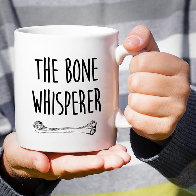 Retreez Funny Orthopedic Mug - The Bone Whisperer Mug - 11 Oz Ceramic Coffee or Tea Cup - Humorous Sarcastic Gift for Orthopedist, Orthopedic Surgeon, Bone Doctor, Orthopedic Specialist, Chiropractor