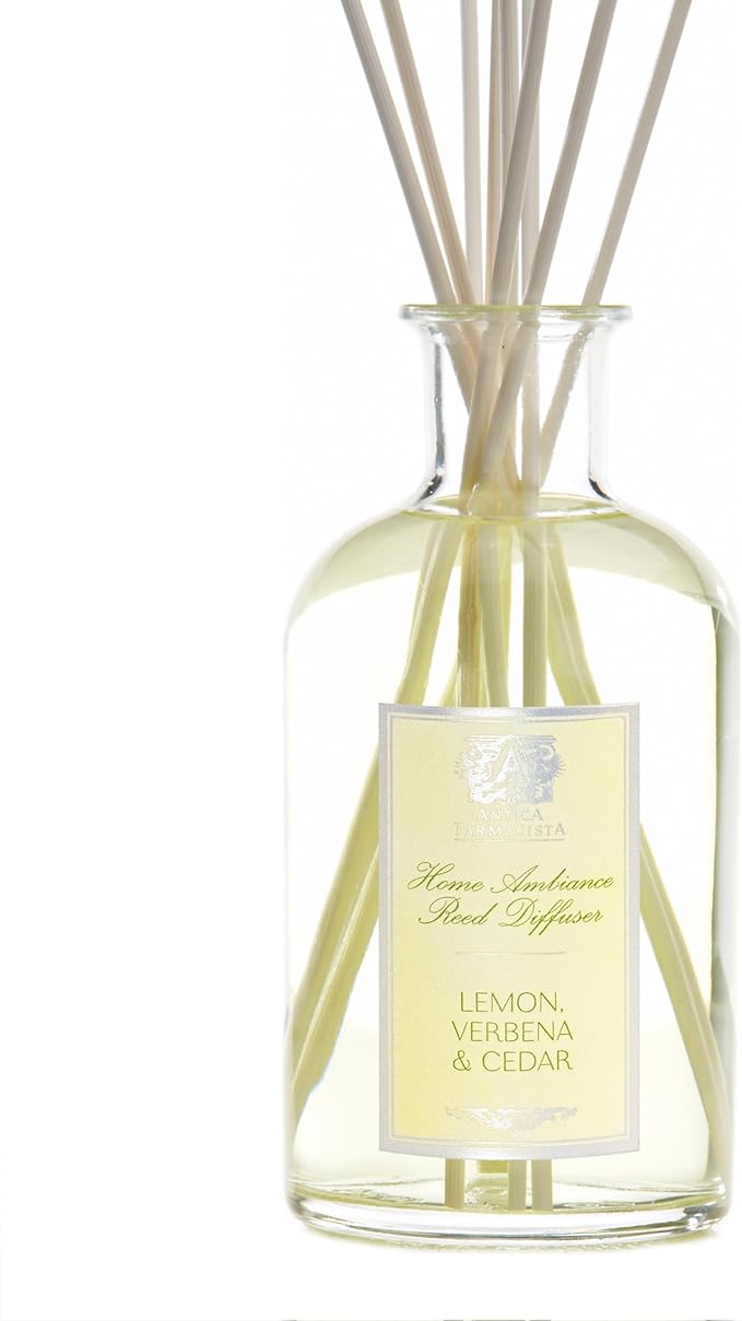 Antica Farmacista Home Ambiance Diffuser, Lemon, Verbena and Cedar,16.9 Fl Oz