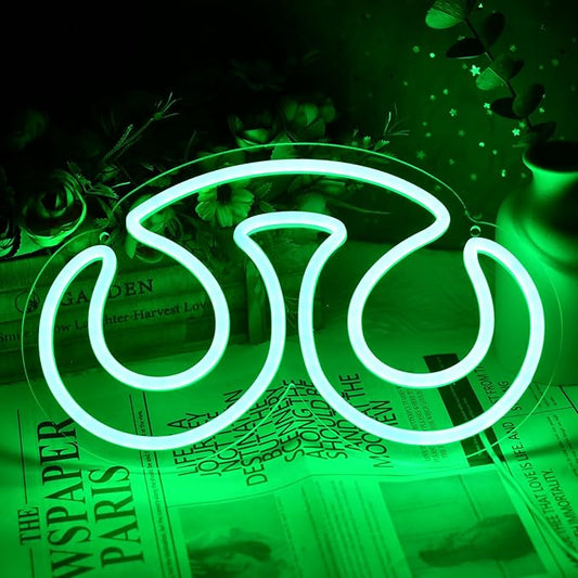 Gaming Scholar Neon Sign for Wall Decor, 12.8" x 7.8 ", Line Length 75", Dimmable, USB Powered, Green Neon Light for Bedroom, Game Room, Birthday Decorations