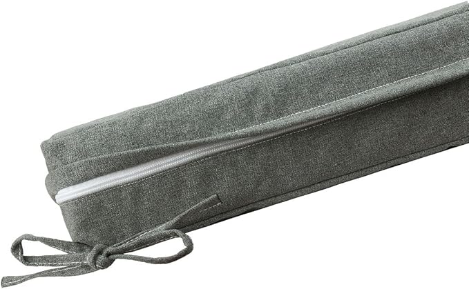 FUNHOME Outdoor Cushion Covers 20 x 18 x 4 inch,Set of 2,Replacement Seat Cushion Cover for Patio Furniture Chair,Water Resistant,Fade-Resistant Slipcover Only,No Insert(Dark Gray)
