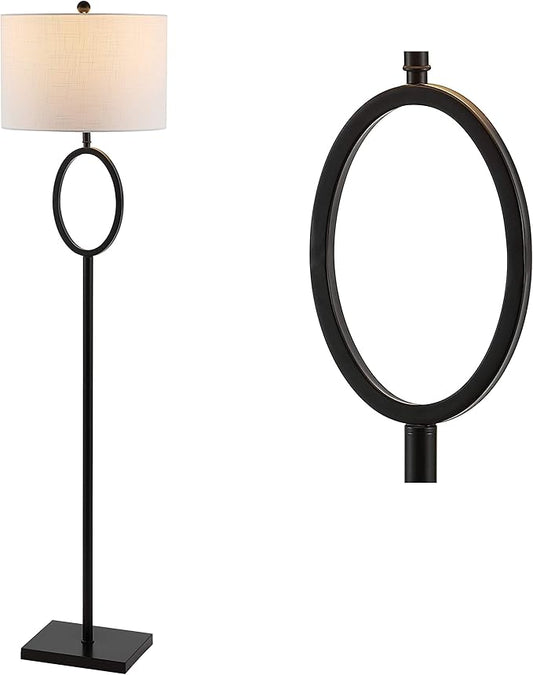 JONATHAN Y JYL1089B April 61" Metal Modern Contemporary LED Floor Lamp, Glam, Traditional, Office, Living Room, Family Room, Dining, Bedroom, Foyer, Oil Rubbed Bronze