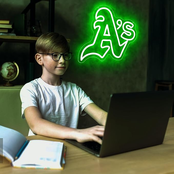 Baseball Neon Sign for Wall Decor Baseball Sport Team LED Neon Light for Man Cave Dormitory Bar Club Birthday Gifts for Sport Fans USB Powered(ZKXD316)