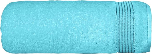 Elegant Comfort Premium Turkish Cotton 1 Piece Jumbo Bath Towel - 35 x 70 inch, Luxurious Hotel Spa Quality 100% Turkish Cotton Large Bath Towel - Highly Absorbent - Soft Bathroom Towel, Aqua