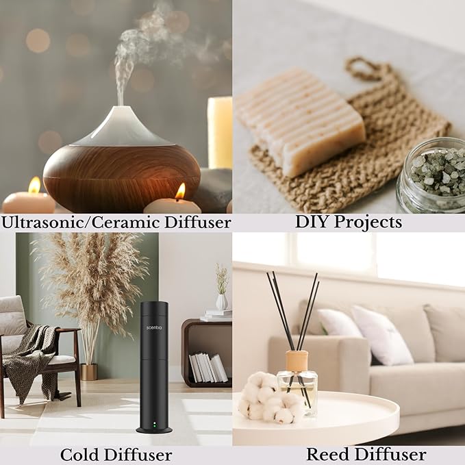 Hotel Diffuser Oil Inspired by The Edition Hotel Scent-120 mL 4.06 fl oz-Fragrance Oil Blend Rose, Bergamot and Musk Notes for Aromatherapy Diffusers and Humidifiers-Noir Mystique, Mothers Day Gift