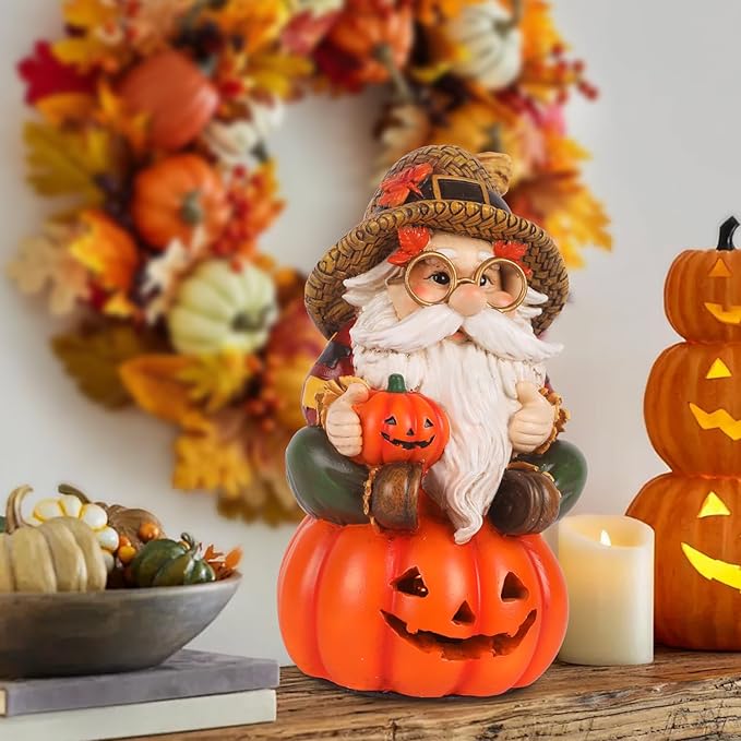 Thanksgiving Fall Gnomes Decorations for Home Handmade Gnomes Autumn Decor Fall Harvest Table Decor for Home Office Shelf Kitchen - Thanksgiving Autumn Gift
