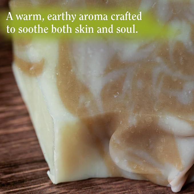Compass Soap Pachamama Patchouli | Natural Bar Soap for Men & Women | Body & Face Soap Bar for Women and Men | Minimalist & Gentle Lather| Natural Bath Soap, Paraben & Phthalate Free|5 oz Pack of 2