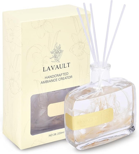 Reed Diffusers for Home - Long-Lasting Room Fresheners - Home Fragrance Diffuser - Scented Oil Diffuser for Aromatic Home - Bathroom Air Diffuser - Chance Scent - 7.4 oz