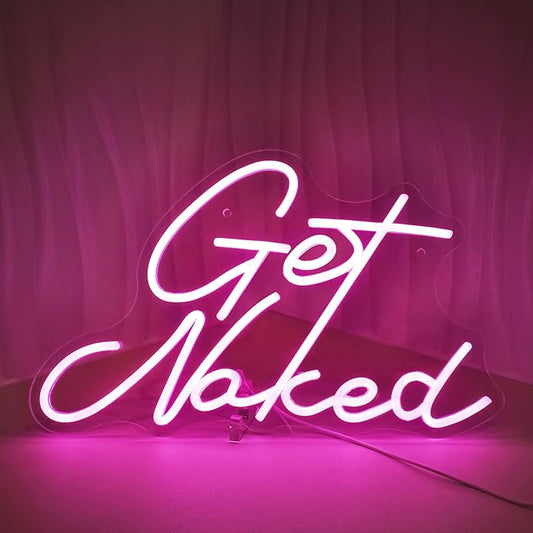 Neon Signs for Wall Decor Pink LED Light Sign for Preppy Room Decor Light Up Sign for Birthday Party Decoration USB Powered