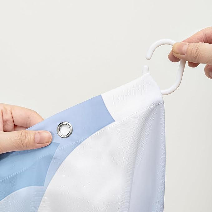 AILONEN Cartoon Dolphin Shower Curtain,Jumping Dolphin Bathroom Curtains for Kids,Girls,Sunset by The Sea Theme Shower Curtains Set with Hooks for Bathroom,60" W*72" H