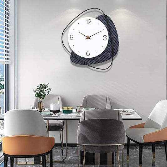 Wall Clock,Silent Non-Ticking Quality Quartz Battery Operated, Large Wall Clock for Living Room,Kitchen,Home,Bathroom,Bedroom Wall Decor,14.5x16inch