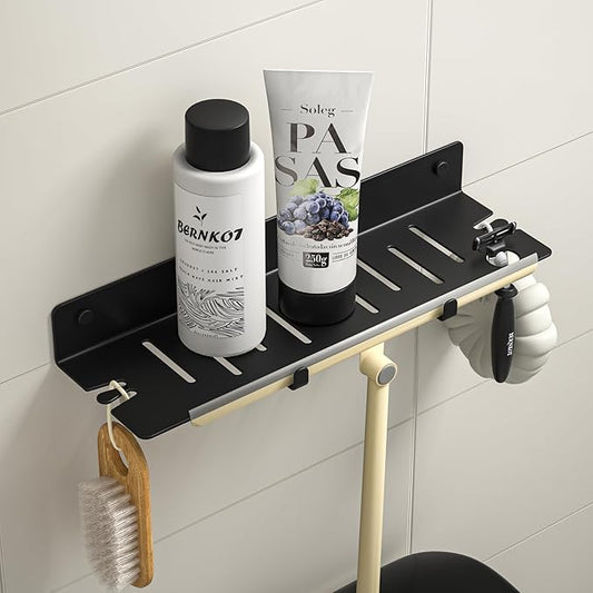 Wall Mount Shower Shelf, 304 Stainless Steel Shower Caddy for Bathroom, All-Purpose Wall Shelf Shower Organizer