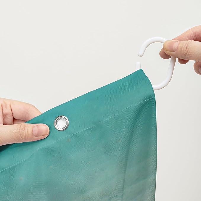 AILONEN Sea Turtle Shower Curtain,Beach Ocean Turtle Bath Curtain with 12 Plastic Hooks,Sea Animal Coast Shell Print Bath Curtain Polyester Waterproof 72" W*96" H