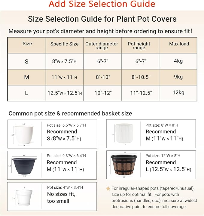 Dahey Jute Cotton Rope Plant Basket Mini Woven Storage Basket for Up to 7" Planter, Decorative Flower Pot Cover Closet Storage Bin Table Desk Organizer Modern Home Decor, Grey