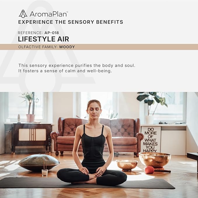 Aromaplan Hotel Scents Lifestyle Air, 1.5 Fl Oz (45 ml)- Home Luxury Aroma & Hotel Fragrance Essential Oil- Hotel Essential Oil for Aromatherapy- USA Made, Bolder Aroma & Longer Lasting.