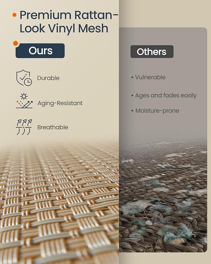 SONGMICS HOME Laundry Hamper with 2 Section, 100 L Large Rolling Laundry Basket with Wheels, Rattan Clothes Hamper with Lid, Removable Liner with Handles, Natural Beige and Matte White ULCB601N01