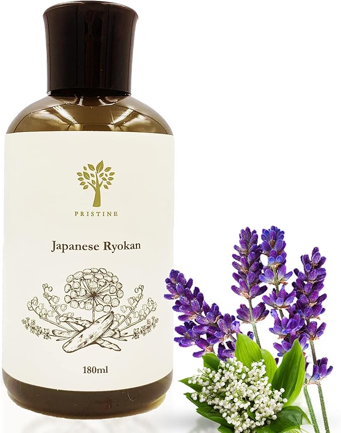 PRISTINE Japanese Ryokan/Inspired by Shang Hotel Reed Diffuser Refill with Free Reed Sticks | Fresh Lavender, Sandalwood Oil Diffuser Refills | Premium Hotel Lobby Reed Diffuser Oil Refill