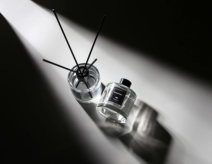 Reed Diffuser Set of 3 for Bathroom Air Fresheners, Oil Diffuser Sticks | Gardenia,Lavender & Eucalyptus,Jasmine & Lily Scent(1.7 fl oz Each Pack) Home Fragrance with 12 Sticks Defusers | Shelf Decor