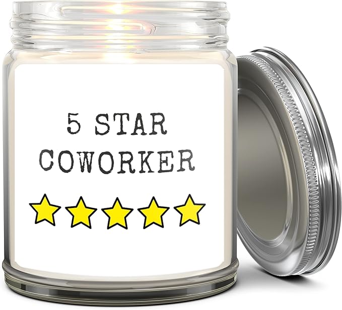 1OAK Vanilla Scented Candle - Coworker & Colleague Gifts - Made in USA