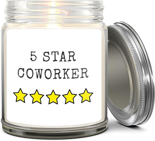 1OAK Vanilla Scented Candle - Coworker & Colleague Gifts - Made in USA