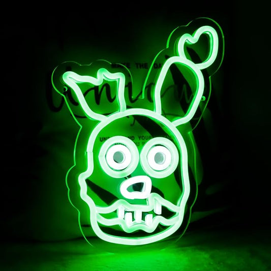 Springtrap Neon Signs for Wall Decor，LED Neon Lights for Bedroom，Birthday、Christmas Gifts for Kids