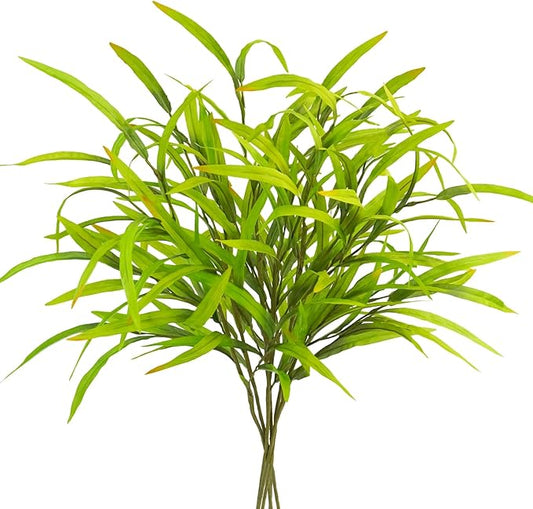 6pcs Artificial Greenery Stems 27.5" Artificial Spring Greenery Stems Plants Fake Greenery Branches for Flower Arrangement Bouquets Floral Vase Wedding Decor