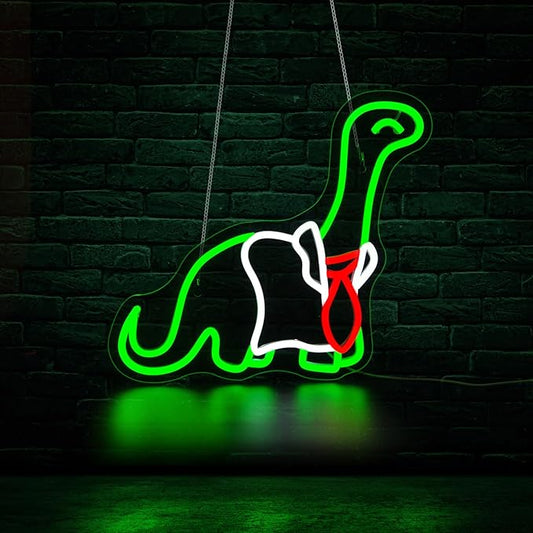 Dinosaur Neon Sign for Wall Decor Led Neon Signs Light Up Sign Room Decor Neon Lights Sign USB Powered