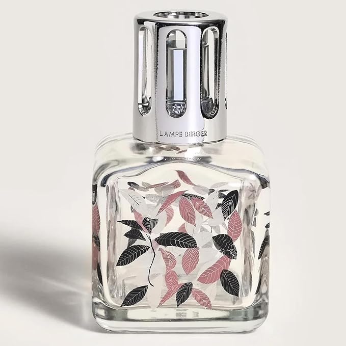 Lampe Berger Giftset Ice Cube - Home Fragrance Diffuser - Perfuming - 5.5 x 3 x 3 inches - Made in France - Includes Fragrance 8.45 Fluid Onces - 250 milliliters (Leaves)