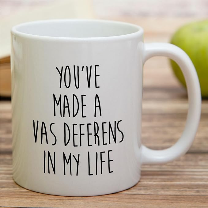 Retreez Funny Urologist Mug - Vas Deferens Pun Mug - 11 Oz Ceramic Coffee Cup - Humorous Appreciation, Thank You Gift for Urology and Vasectomy Doctor, Urology Specialist - Birthday, Graduation Gift