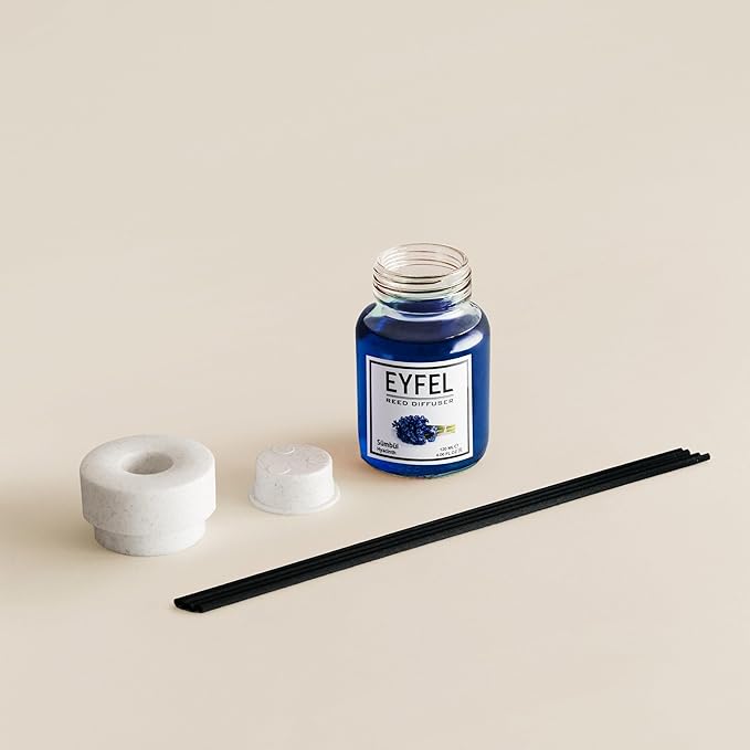 EYFEL Reed Diffusers for Home – Hyacinth Reed Diffuser Set 4.05 fl oz Oil Diffuser Sticks, Bathroom Diffuser, Home Fragrances, Scented Sticks, Home Décor