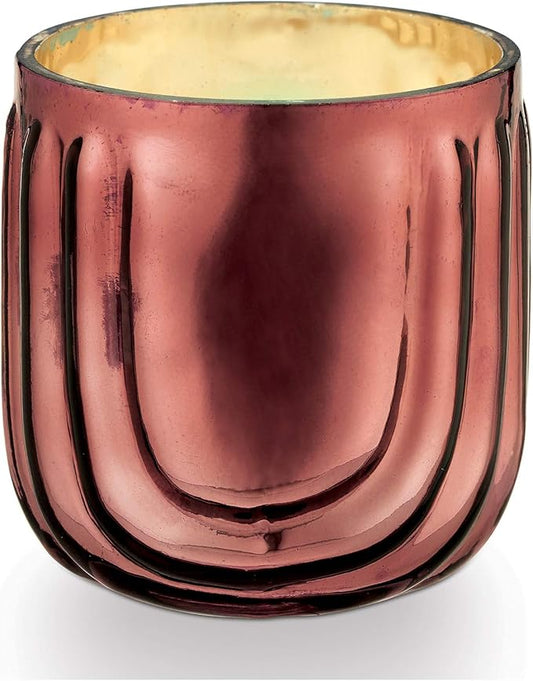 Illume FA La Lovely Bon Pressed Glass, 6.9 oz. Candle, 1 EA, Red