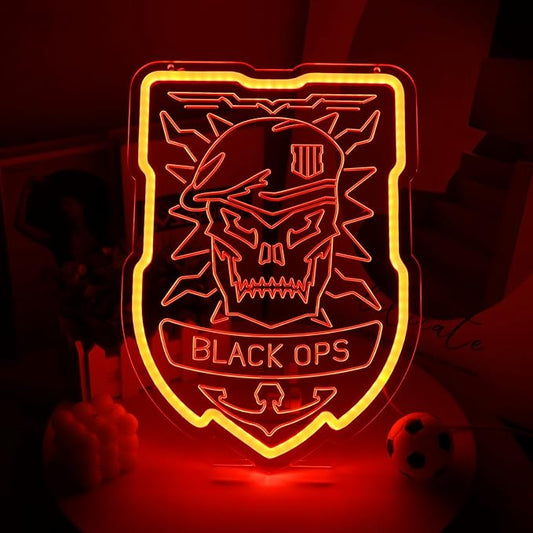 Shooting Gameing Neon Signs Call Neon Duty Lights for Men Cave Wall Decor,Dimmable War Game LED Neon Signs for Bedroom, Game Room Decor,Birthday Bar Pub Teen Boy Gifts