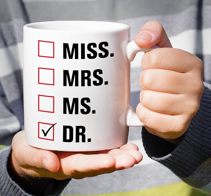 Retreez Funny Mug - Miss Mrs. Ms. Dr. Doctor 11 Oz Ceramic Coffee Mugs - Funny, Sarcasm, Sarcastic, Motivational, Inspirational birthday gifts for medics, friends, coworkers, siblings, dad, mom